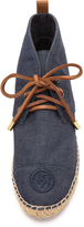 Thumbnail for your product : Tory Burch Denim Lace Up Espadrilles