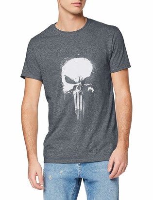 Marvel Knights Paintspray Skull Camiseta para Niñas 