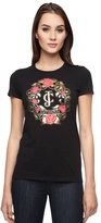 Thumbnail for your product : Juicy Couture Floral Embossed Short Sleeve Tee