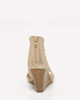 Thumbnail for your product : Le Château Faux Leather Gladiator Wedge