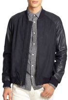 Thumbnail for your product : Leather Baseball Jacket
