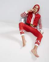 Thumbnail for your product : Ssdd Christmas Santa Onesie With Hood