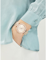 Thumbnail for your product : Michael Kors Women's Rose Gold Mk3192 Darci Gold-Toned Stainless Steel Watch