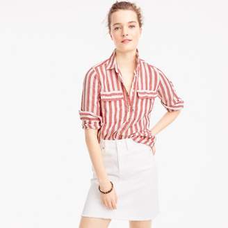 J.Crew Tall button-up shirt in striped linen