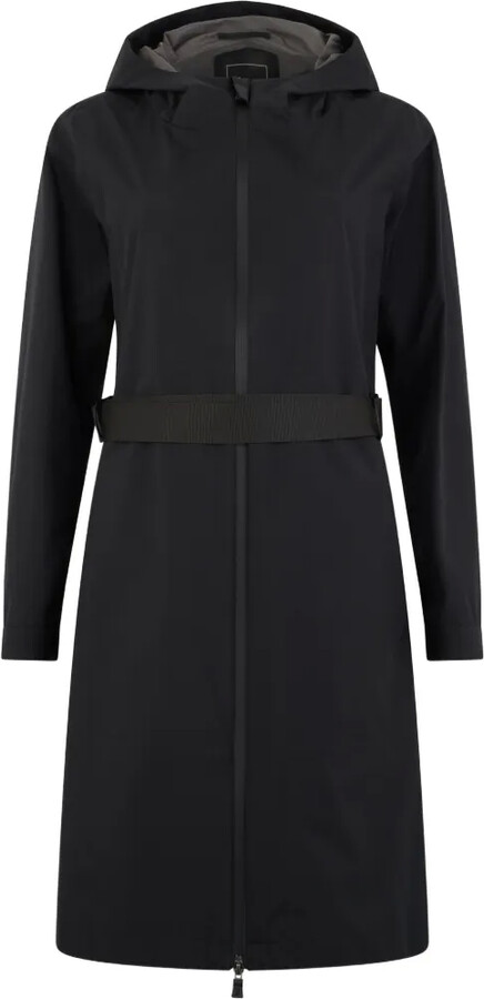 Herno Hooded Zip-Up Coat