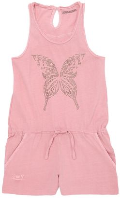 Zadig & Voltaire Butterfly Stud Cotton Jersey Romper