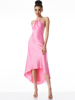 Thumbnail for your product : Alice + Olivia Rayni Halter Neck High Low Midi Dress