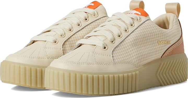 SOREL ONAtm AVE Low Sneaker Women's Shoes Bleached Ceramic/Light Aloe : 10.5 B - Medium, Leather/Suede