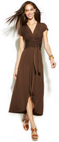 Thumbnail for your product : MICHAEL Michael Kors High-Low Faux-Wrap Dress
