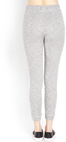 Thumbnail for your product : Forever 21 Minimalist Heathered Sweatpants
