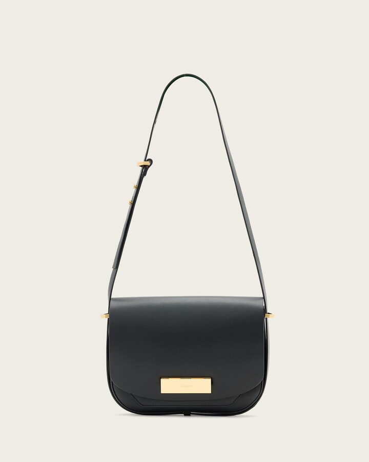 AllSaints Etta Leather Satchel Bag