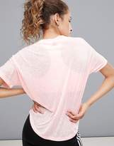 Thumbnail for your product : adidas Training Logo Tee In Peach