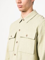 Thumbnail for your product : Closed Textured Cotton-Blend Shirt