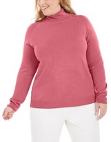 Thumbnail for your product : Karen Scott Plus Size Turtleneck Luxsoft Sweater, Created for Macy's