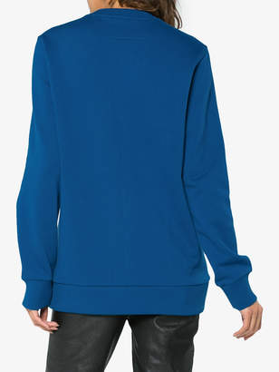 Givenchy metallic logo sweatshirt
