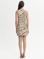 Thumbnail for your product : Issa Collection Olive Zebra Printed Ponte Dress
