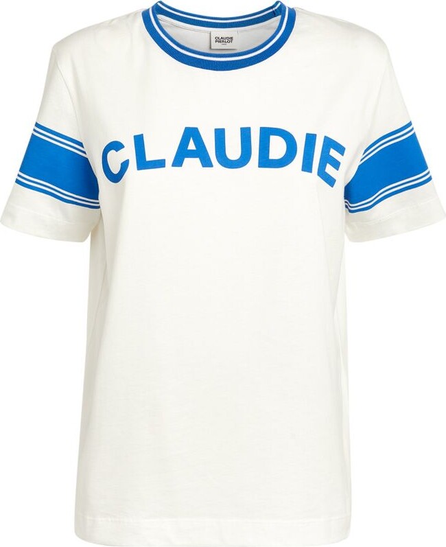 Claudie Pierlot Logo Print T-Shirt - ShopStyle Tops