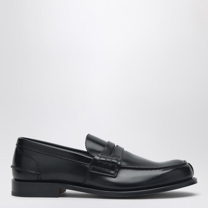 Church's Black Shiny Leather Pembrey Loafers