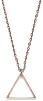 Thumbnail for your product : We Are All Smith Brass Triangle Necklace