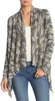 Thumbnail for your product : Bobeau Long Sleeve Waterfall Knit Cardigan