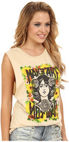 Thumbnail for your product : Obey Painted Make Art Not War Moto Tank