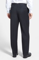 Thumbnail for your product : Nordstrom Men's Shop Pleated Wool Gabardine Trousers