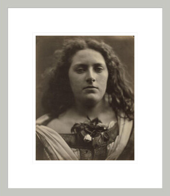 1000Museums Rosalba (Cyllene Wilson) by Julia Margaret Cameron -Framed Giclee Print