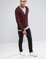 Thumbnail for your product : ASOS Knitted Cotton Cardigan In Brown