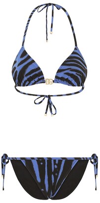 Dolce & Gabbana Zebra Print Bikini Set - ShopStyle Two Piece Swimsuits