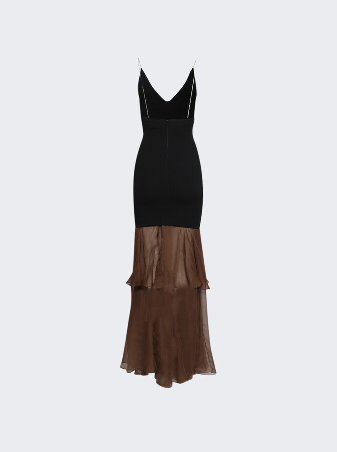 Burc Akyol Gitane Dress Black And Brown