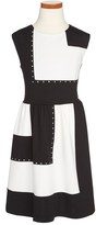 Thumbnail for your product : Blush by Us Angels Colorblock Ponte Knit Dress (Big Girls)