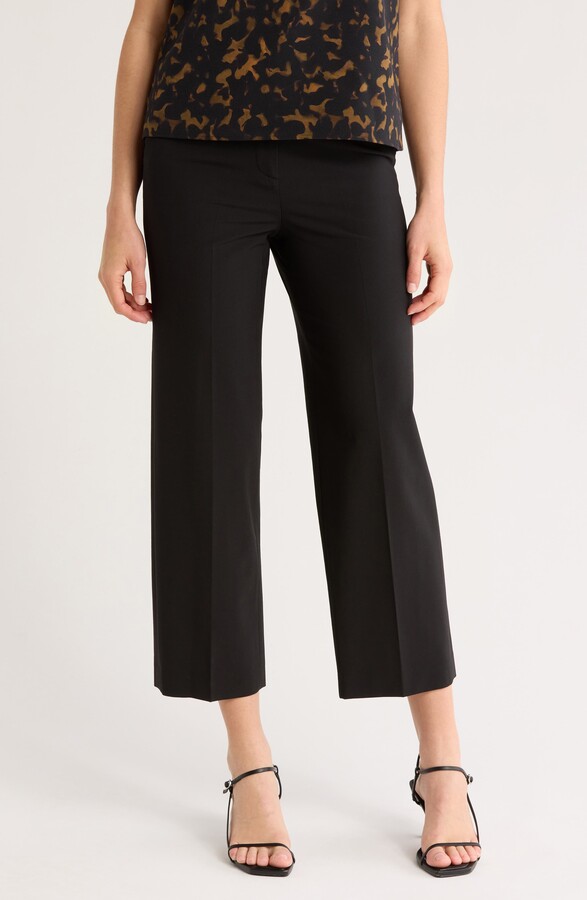 Theory High Waist Straight Leg Pants