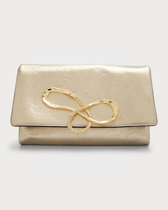 Alexis Bittar Pave Pillow Leather Clutch Bag