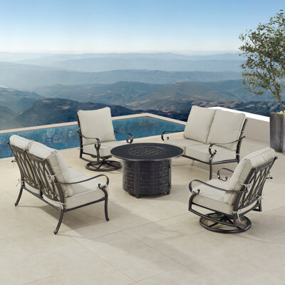 Struve 6 - Person Outdoor Seating Group with Cushions