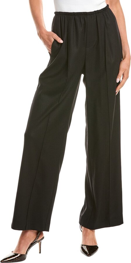 Brushed Flannel Wool-Blend Pant