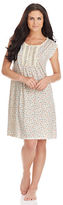Thumbnail for your product : Lauren Ralph Lauren Sleeveless Floral Henley Sleep Dress