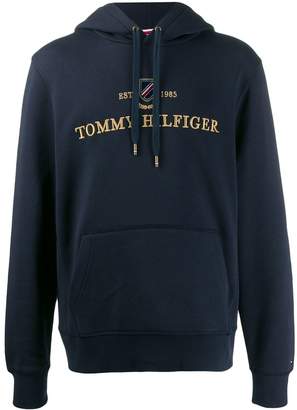 tommy hilfiger leather messenger bag