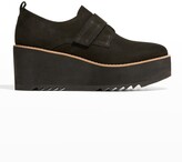 Thumbnail for your product : Eileen Fisher Zola Platform Monk-Strap Clogs