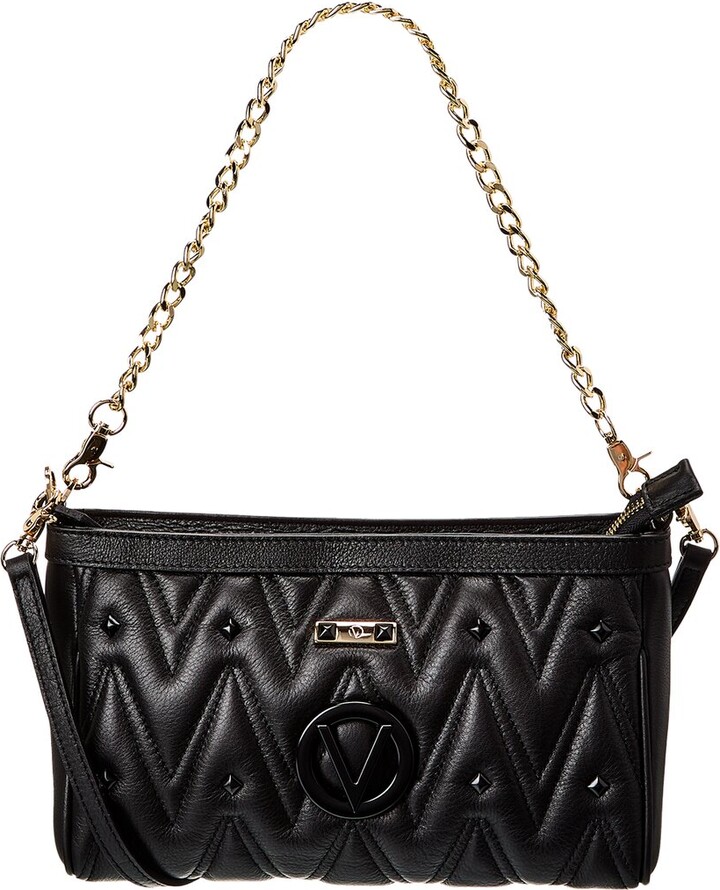Mario Valentino Embossed Quilted Vaty03 Shoulder Bag