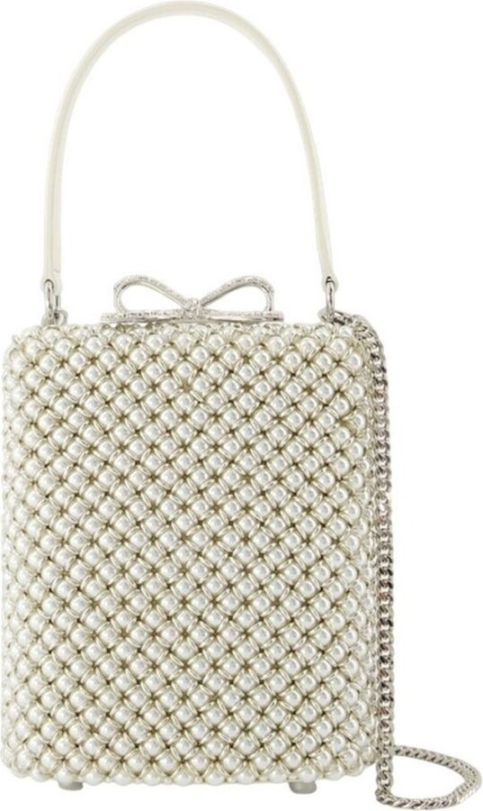 Self-Portrait Mini Leather Tote Bag - ShopStyle