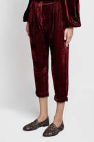 Thumbnail for your product : Mes Demoiselles Velvet Corduroy Pants with Silk