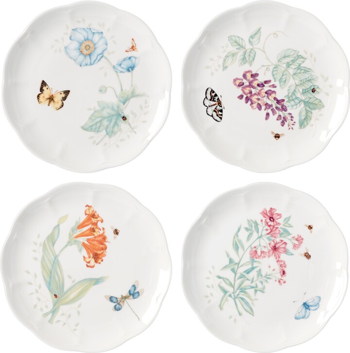 Lenox Butterfly Meadow 20 oz. Porcelain Multi Color All Purpose