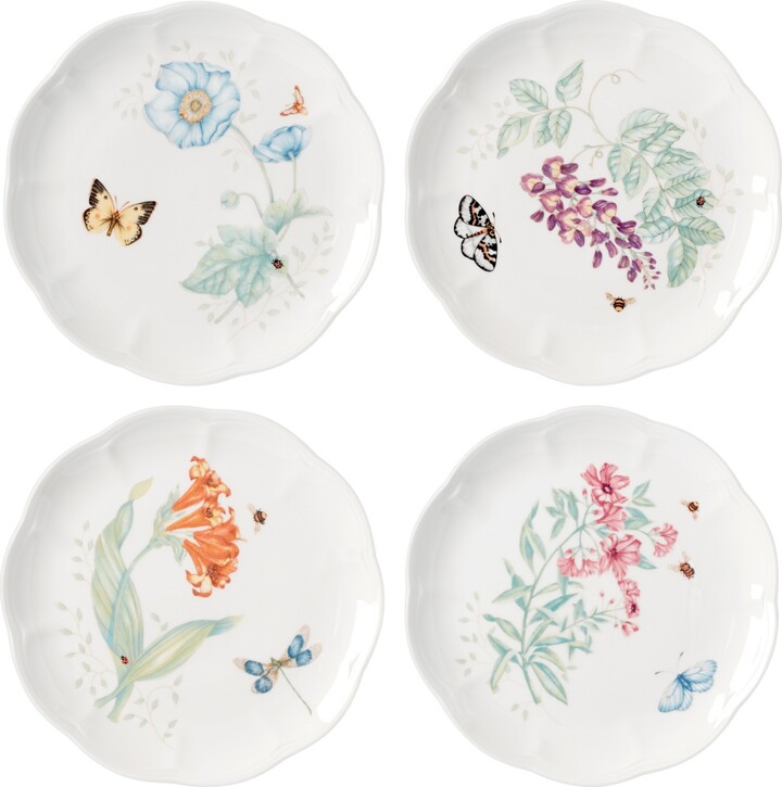 Lenox Butterfly Meadow Accent Plates Set of 4
