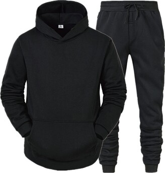 plain black track top