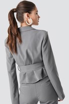 Thumbnail for your product : Julia Wieniawa X NA-KD Shoulder Padded Short Blazer