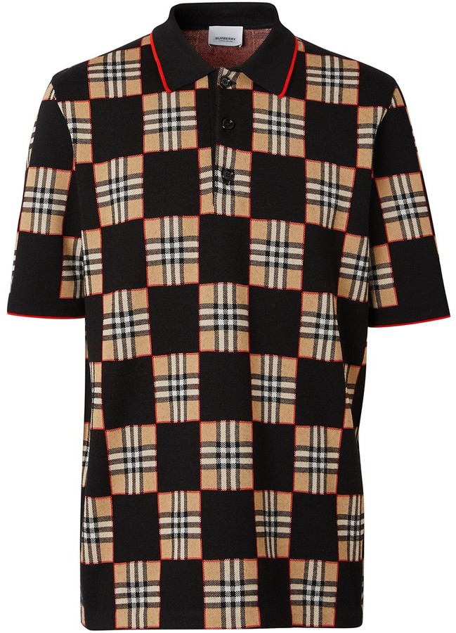 polo shirt checkered