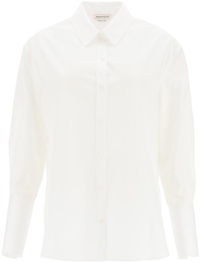 Alexander McQueen Wide Collar Shirt - ShopStyle