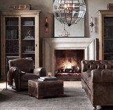 Thumbnail for your product : Restoration Hardware 20th C. English Slider Glass Double-Door Cabinet