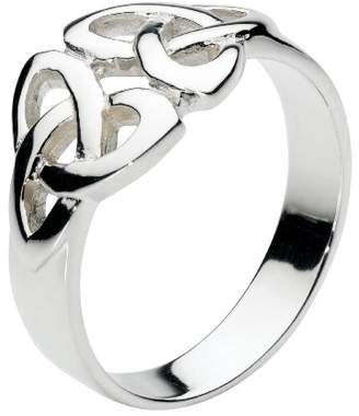 Heritage Celtic Double Trinity Ring- Size N