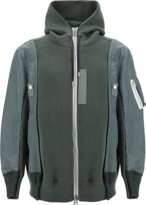 Sacai X Carhartt WIP Zip-Up Drawstring Hoodie - ShopStyle